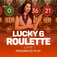Juego Lucky 6 Roulette Bet da Sorte - apuestas en tiempo real con ganancias multiplicadas