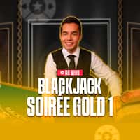Jogo Blackjack Soiree Gold 1 MMABet - apostas em tempo real com ganhos multiplicados