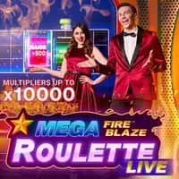 Jogo Mega FireBlaze Roulette MMABet - apostas em tempo real com ganhos multiplicados