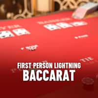Jogo First Person Lightning Baccarat GANHEI.BET - apostas em tempo real com ganhos multiplicados