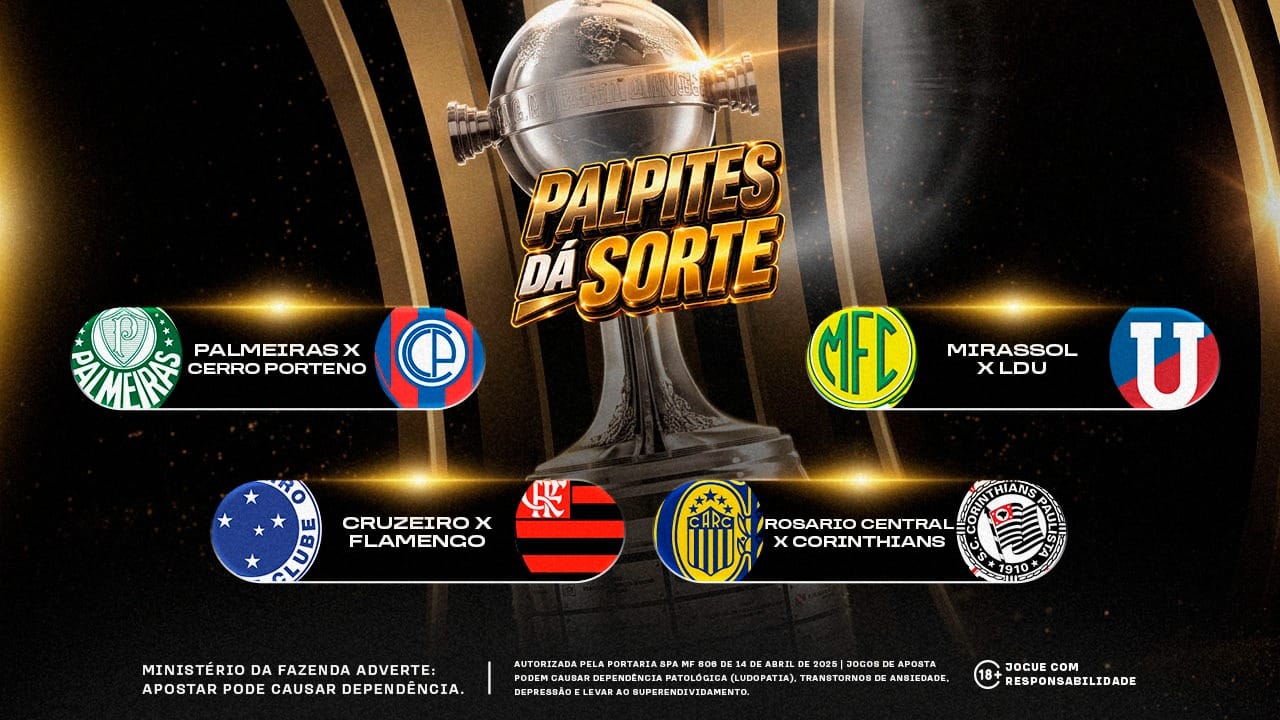 Palpite da Sorte - Oitavas Libertadores