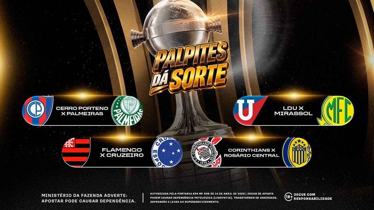 Palpite da Sorte - Oitavas Libertadores