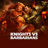 Thumbnail do jogo Knights vs Barbarians